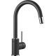 Grifo de cocina BLANCO MIDA-S ANTRACITA. 521455. Antracita. Sobre encimera